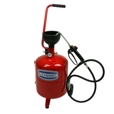 Fahrbares pneumatisches Ölgerät - 24 L - Druckbehälter, 7 bar